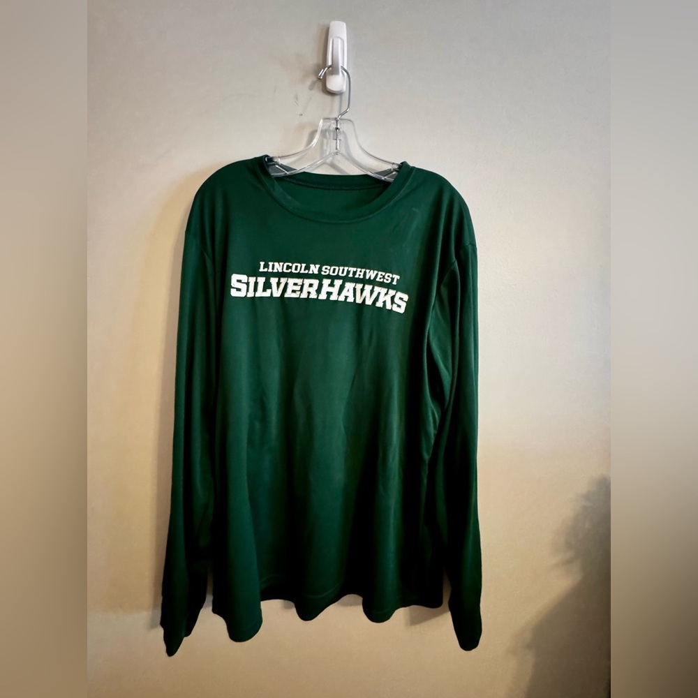 Green Lincoln Southwest Silver Hawks Long Sleeve Shirt